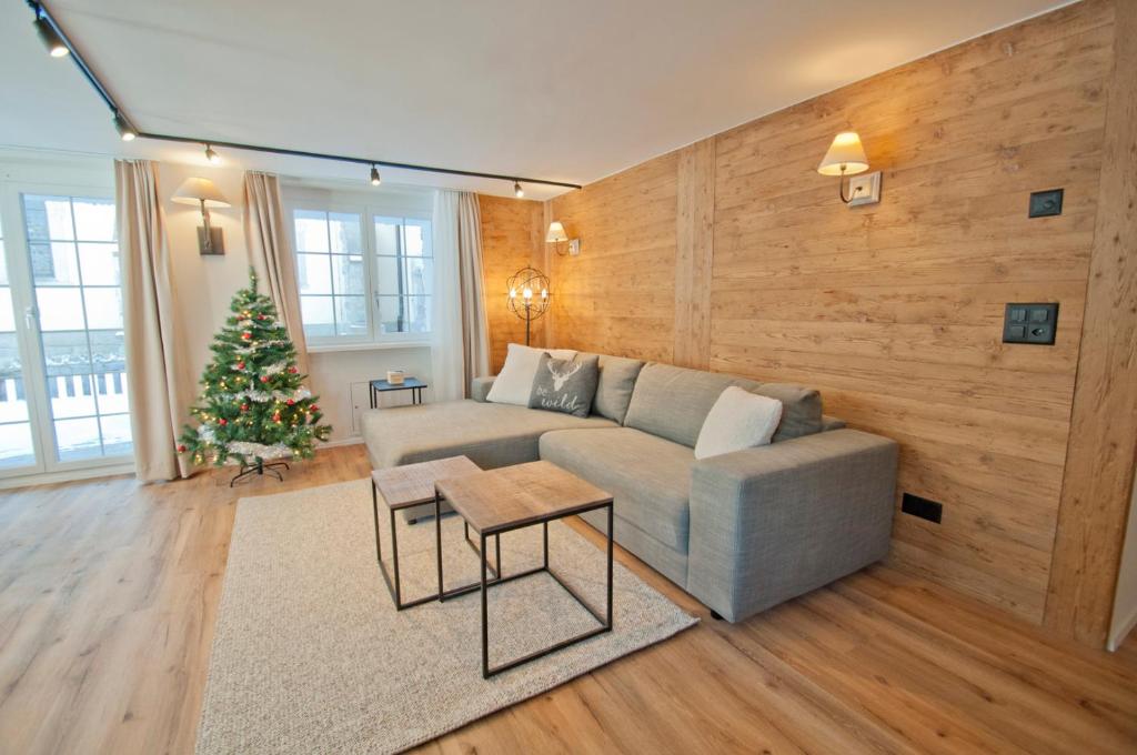 Posezení v ubytování Chalet Aeschhorn