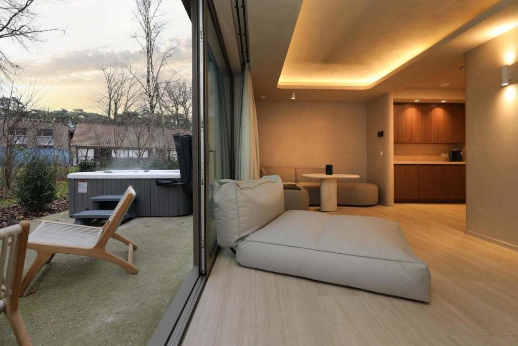 Posezení v ubytování Wellness Suite - 2 personen - Woodz Lodges
