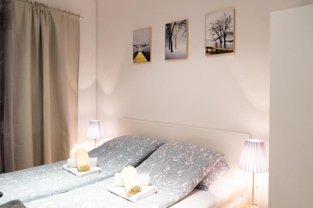 Voodi või voodid majutusasutuse Address Apartment Sarajevo toas