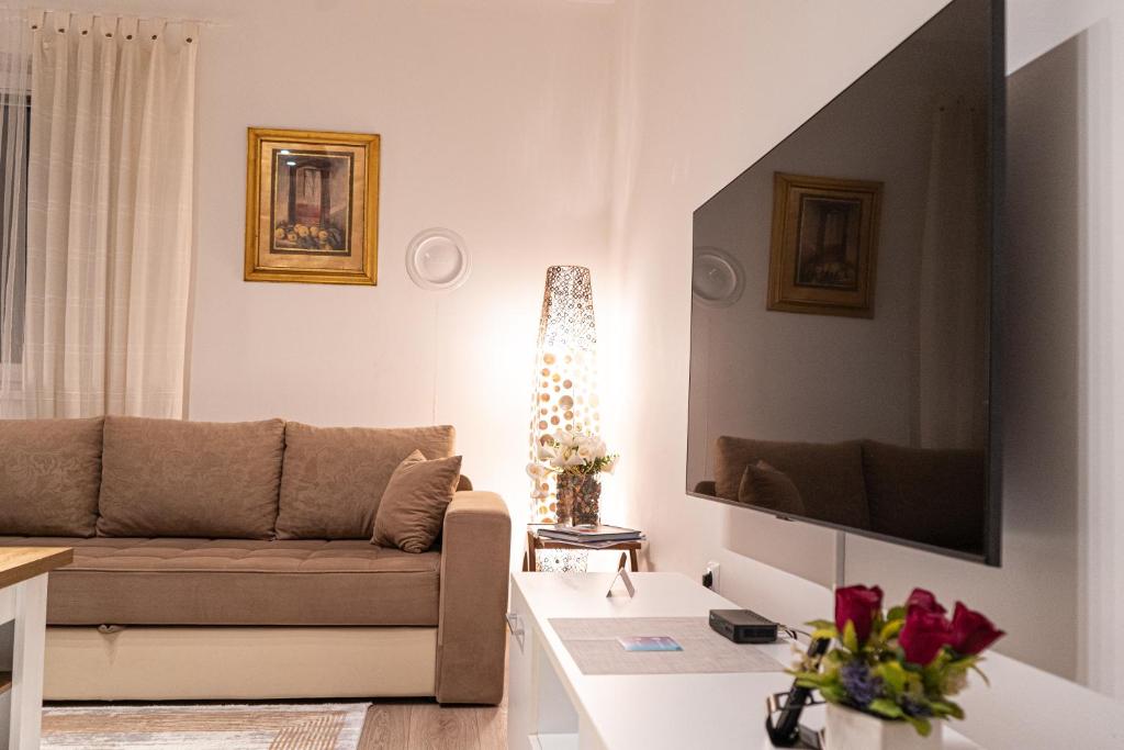 Istumisnurk majutusasutuses Address Apartment Sarajevo
