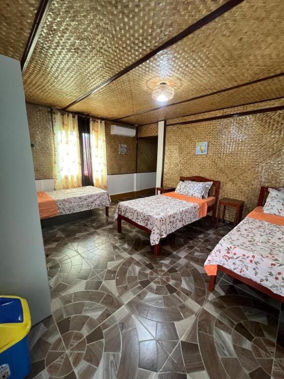Postel nebo postele na pokoji v ubytování Princesa Michaella Hostel