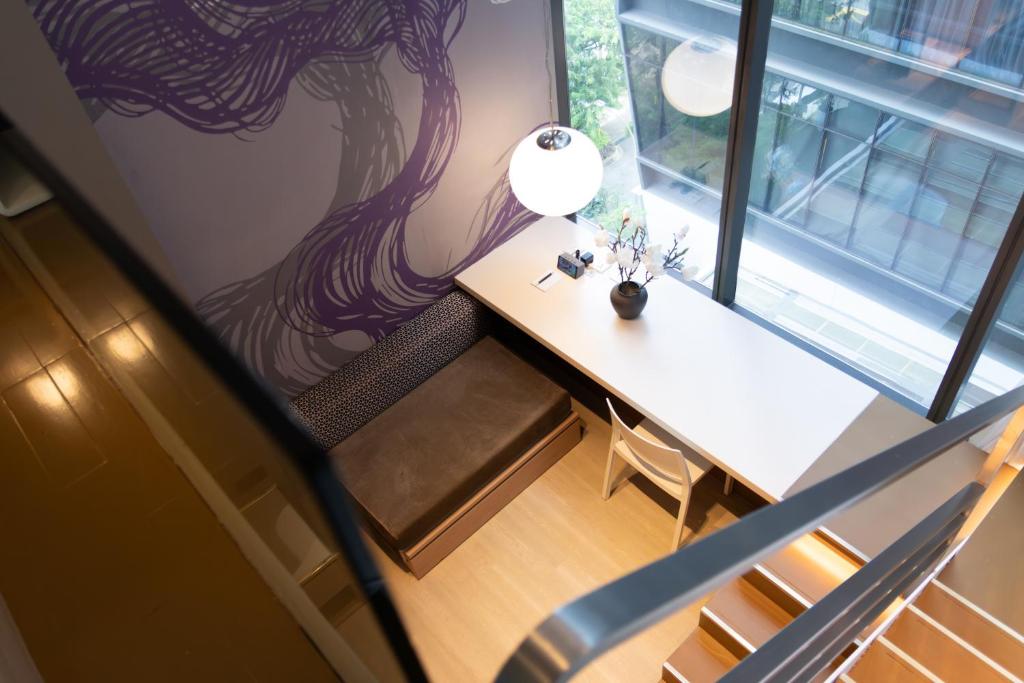 Posezení v ubytování Studio M Hotel