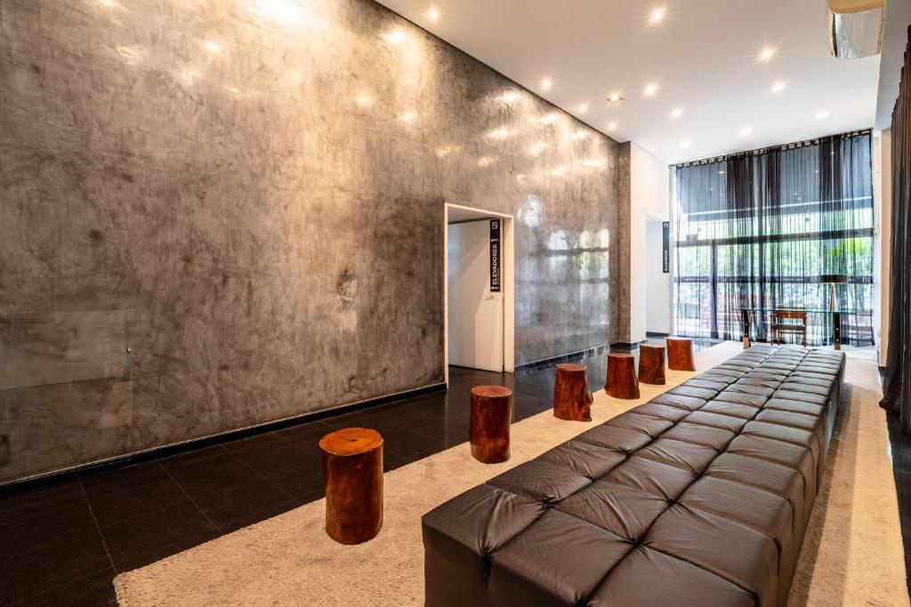 Posezení v ubytování 155 Hotel