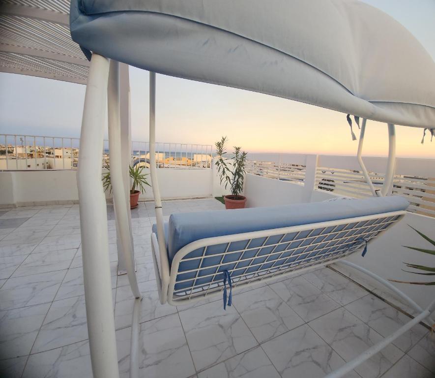 Balkón nebo terasa v ubytování White Roof - Hurghada