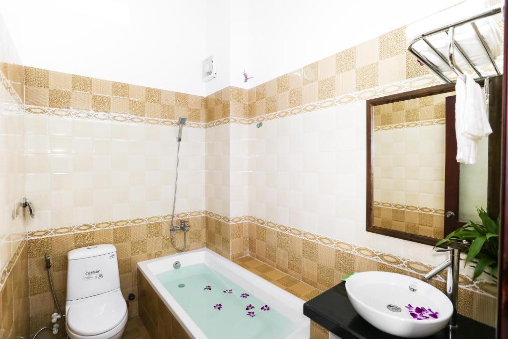 Koupelna v ubytování Phoenix Homestay