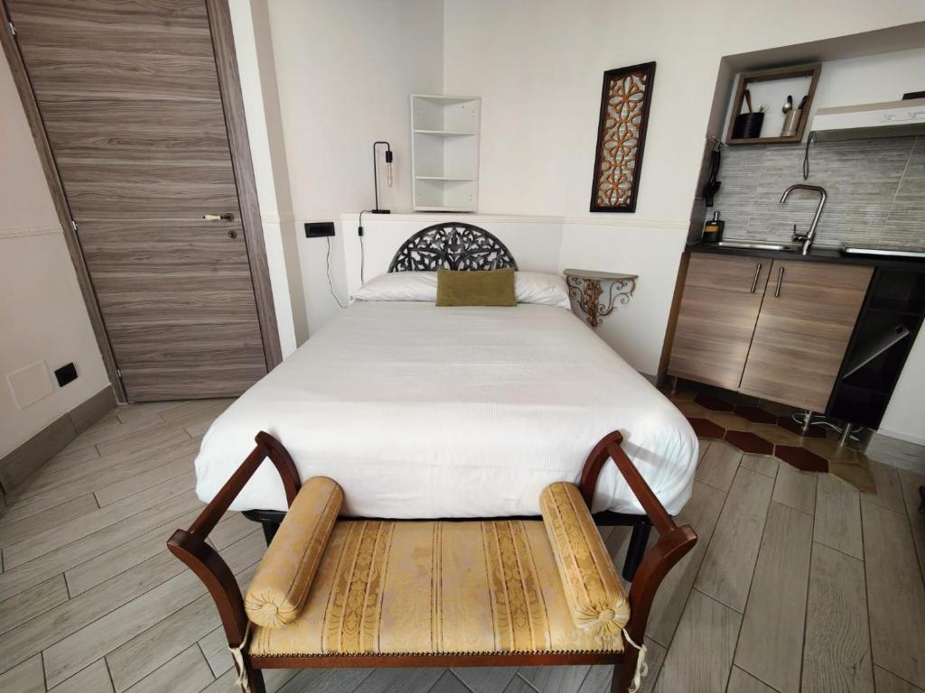 Kuchyň nebo kuchyňský kout v ubytování Aparthotel Dei Mercanti