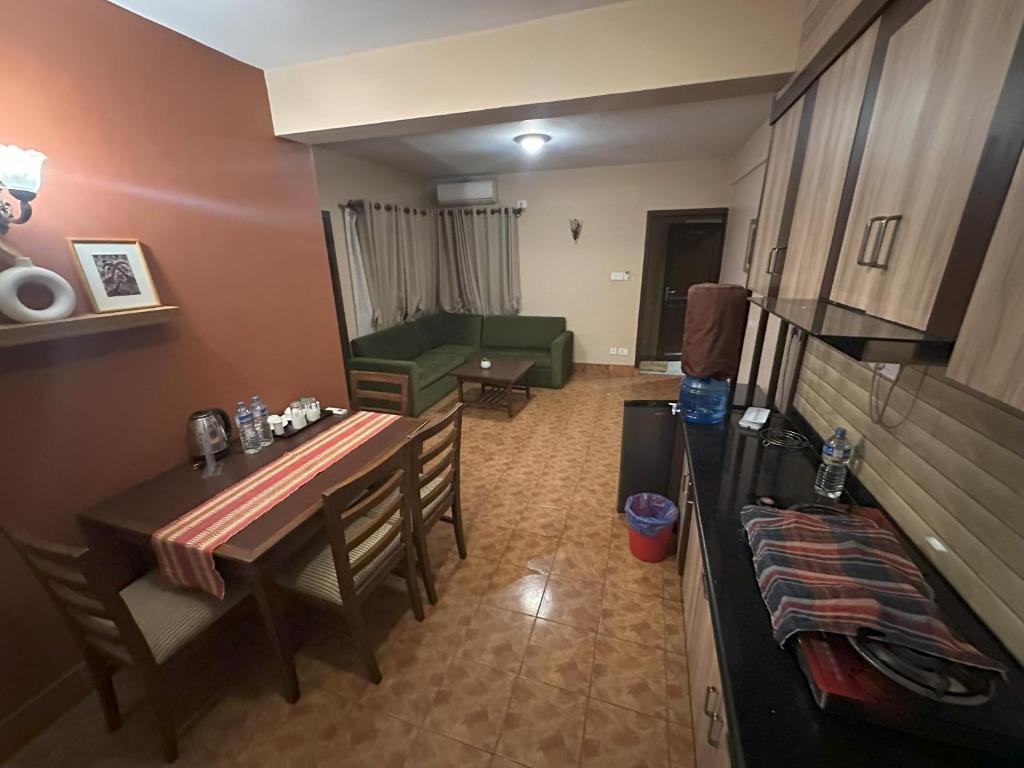 Posezení v ubytování Hotel Shuman, Boudha