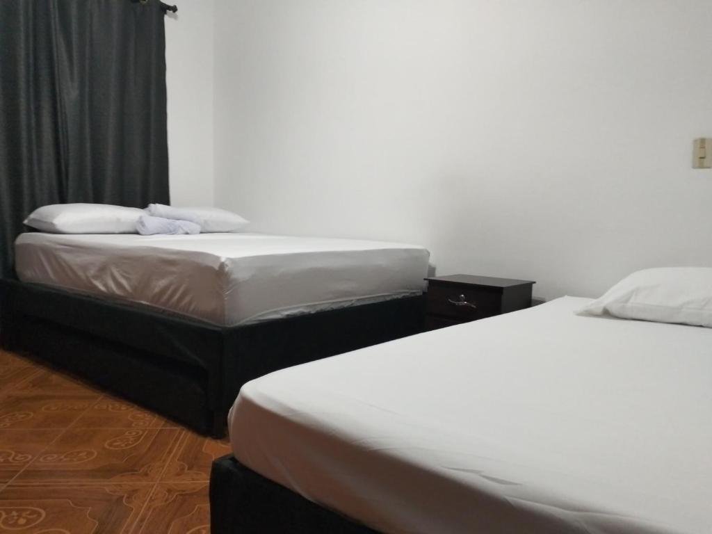 Postel nebo postele na pokoji v ubytování Vivienda turística Doña Barbara