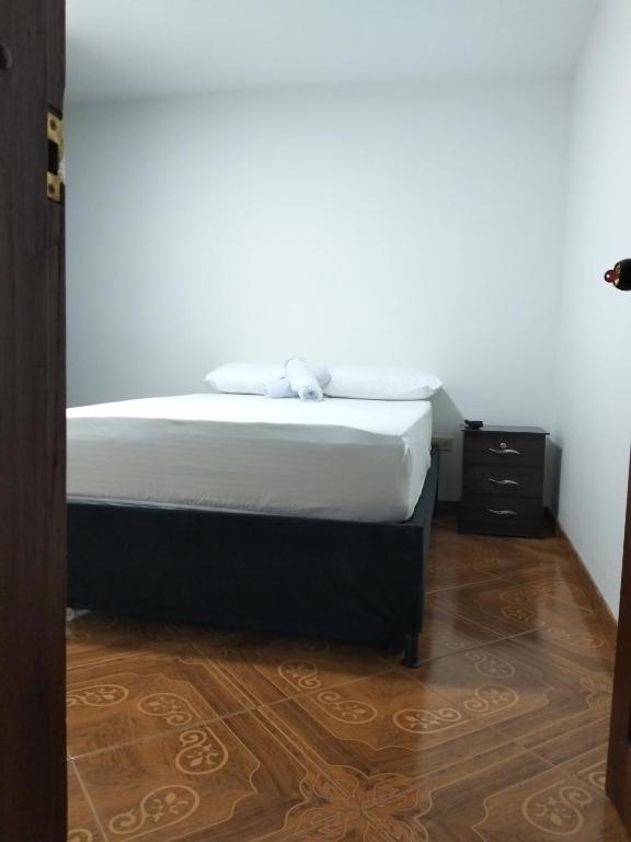 Postel nebo postele na pokoji v ubytování Vivienda turística Doña Barbara