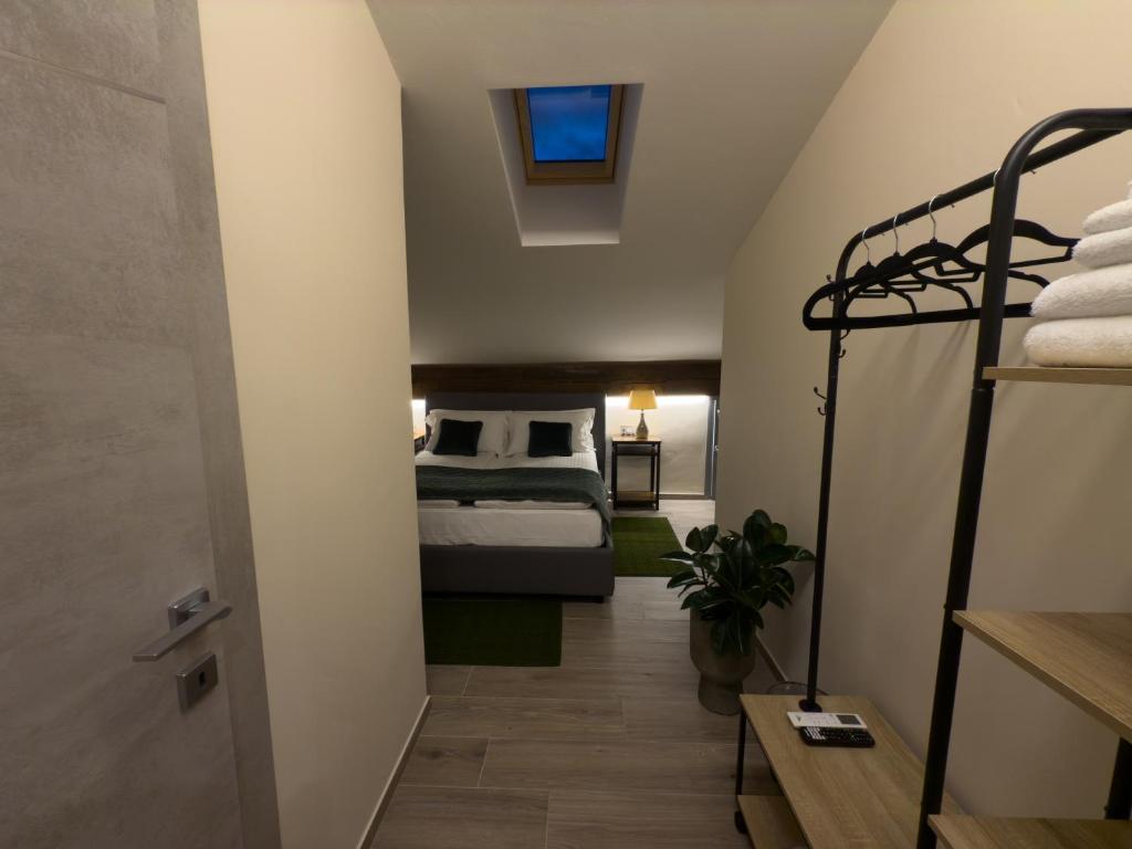 Postel nebo postele na pokoji v ubytování Il Cervo Chambres d'hôtes