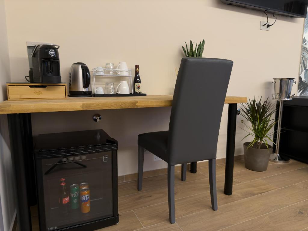 Kuchyň nebo kuchyňský kout v ubytování Il Cervo Chambres d'hôtes
