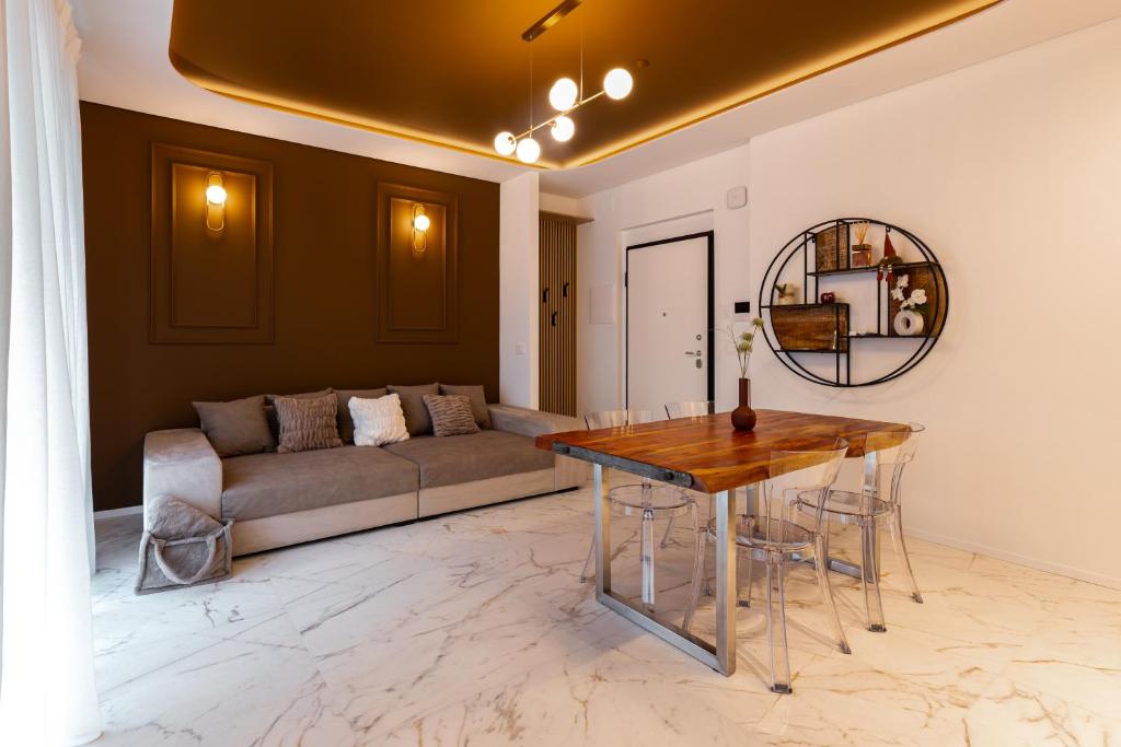 Posezení v ubytování Apartament Exclusive,vicino metro Bengasi Torino