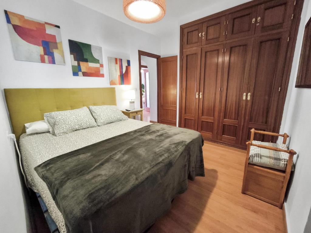 Postel nebo postele na pokoji v ubytování Apartamento Medina