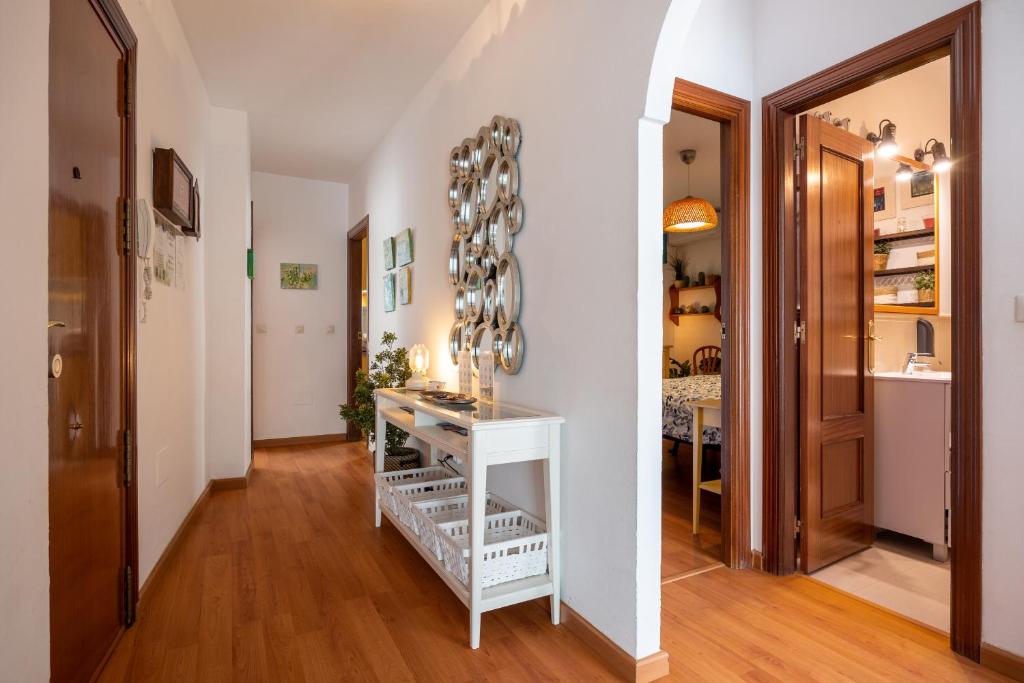 Postel nebo postele na pokoji v ubytování Apartamento Medina