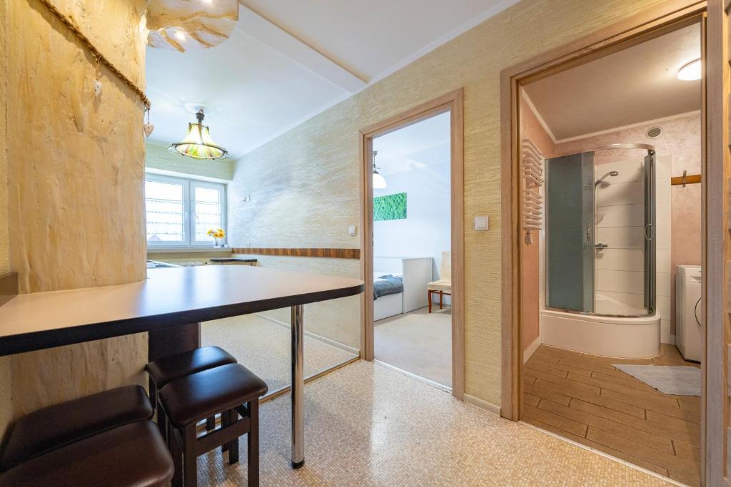 Kúpeľňa v ubytovaní APARTAMENT NAD KAMIEŃCZYKIEM IV