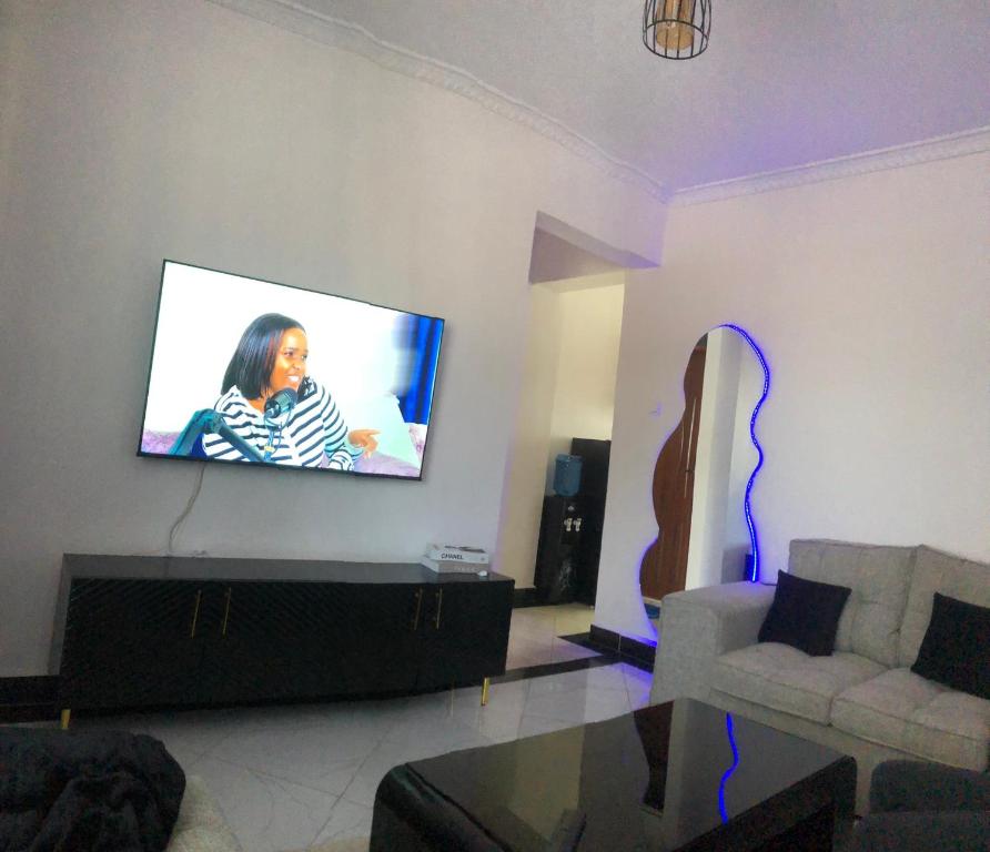 TV a/nebo společenská místnost v ubytování Rura Homes