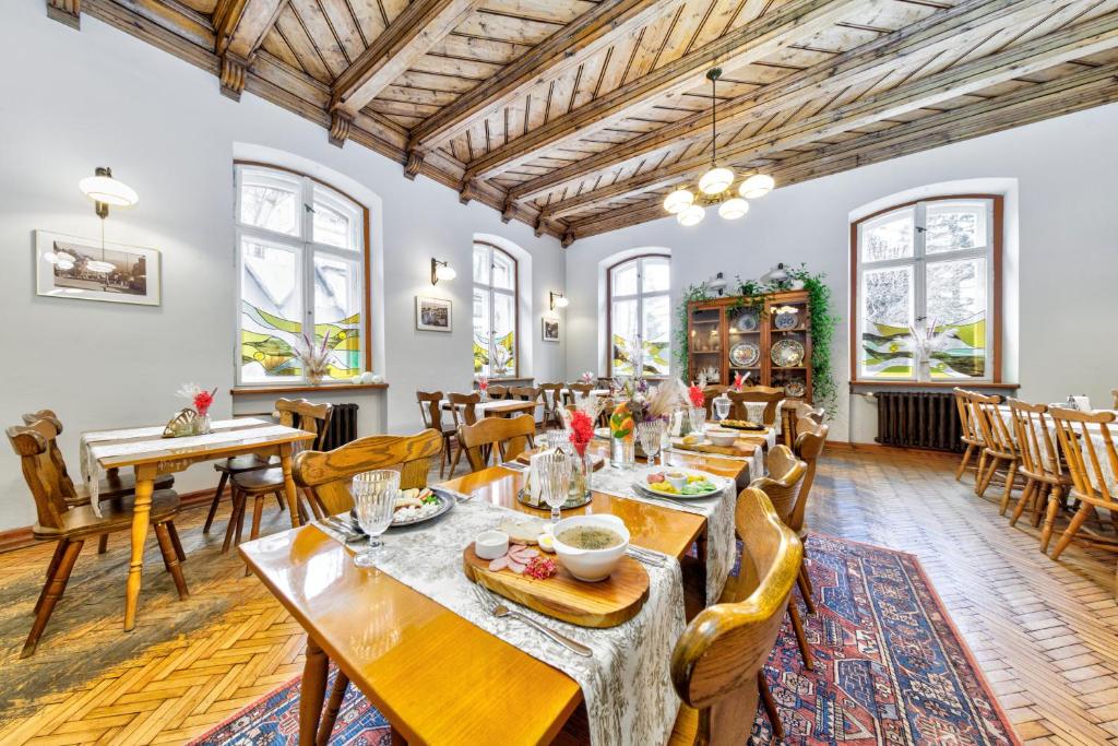 Restaurace v ubytování Villa Bożena