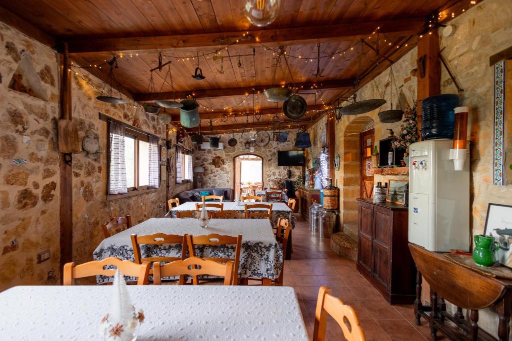 Restaurace v ubytování Masseria Usamborgia