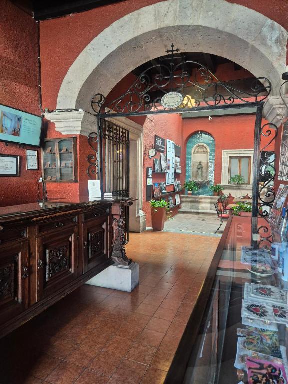 Posezení v ubytování Pórtico Hotel & Galería