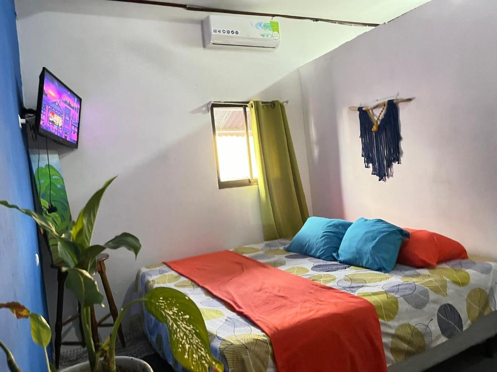Postel nebo postele na pokoji v ubytování Passifloras Hostel