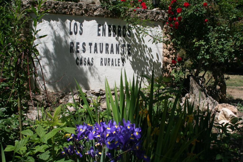 A garden outside Casas Rurales Los Enebros Nerpio