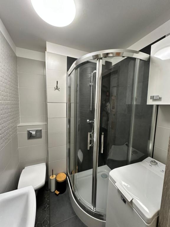 Łazienka w obiekcie Apartament Wieluńska
