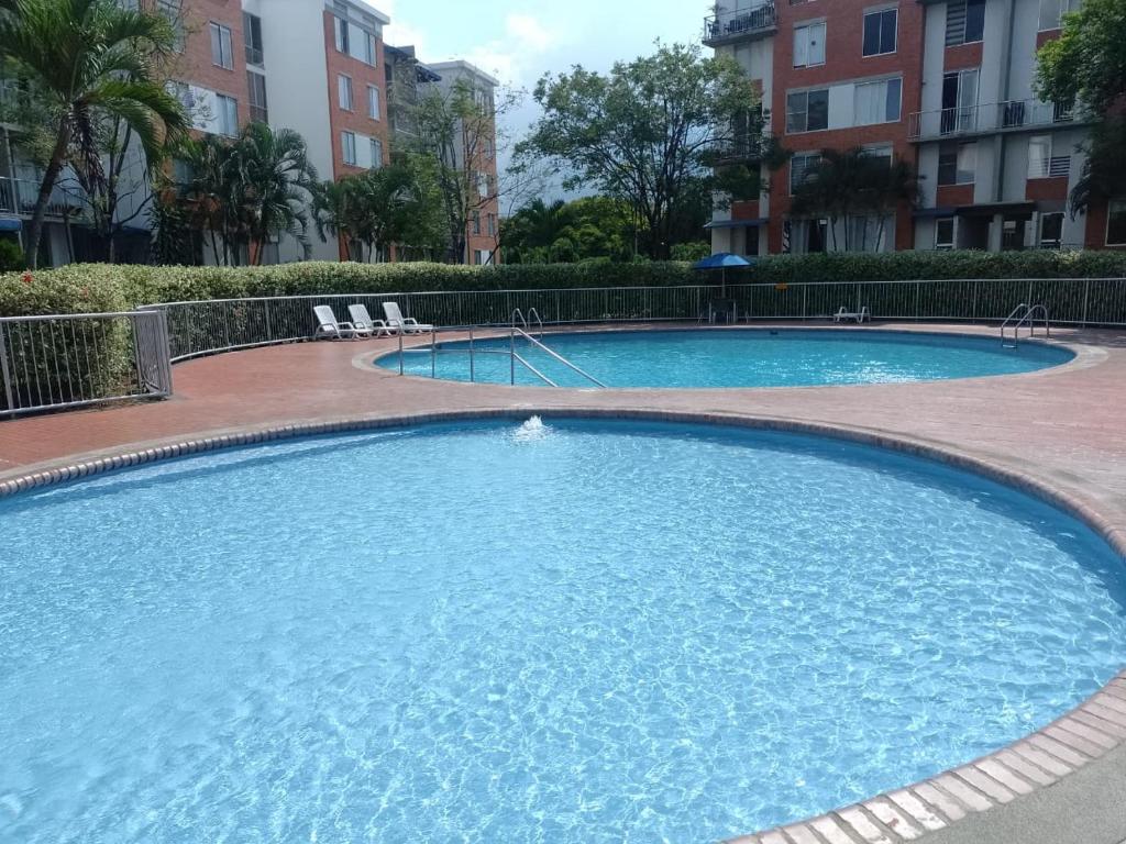 Πισίνα στο ή κοντά στο Gualanday Apartamento Valle del Lili