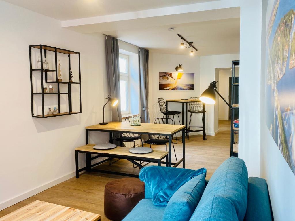 Posezení v ubytování HafenCity App No 3