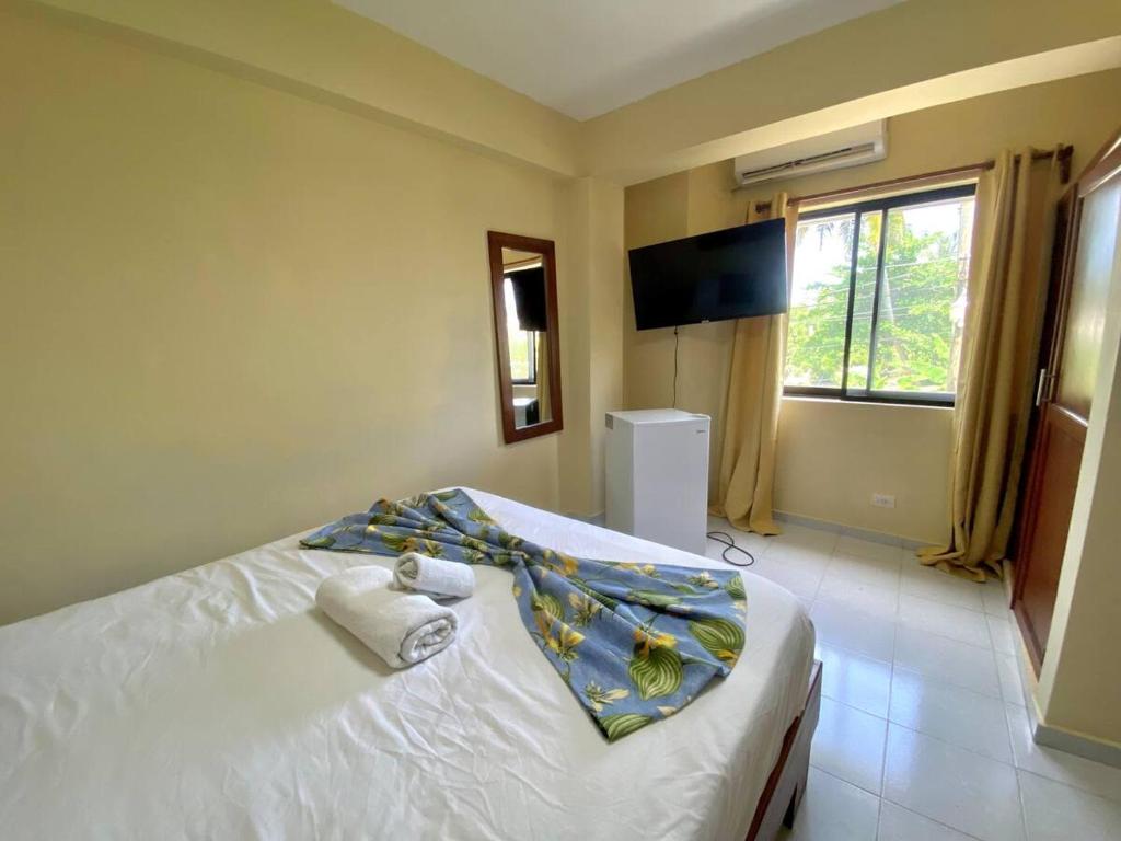 Letto o letti in una camera di Hotel Turístico Marian