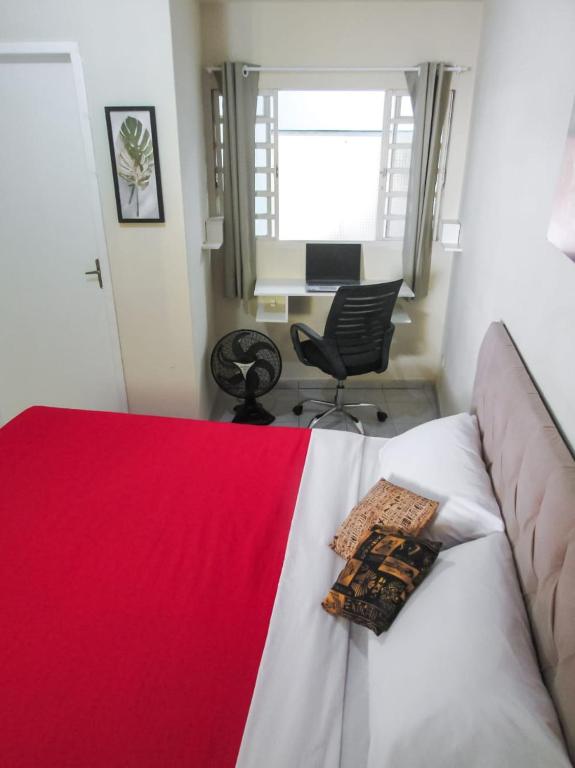 Postel nebo postele na pokoji v ubytování Hostel Kaizen Curitiba