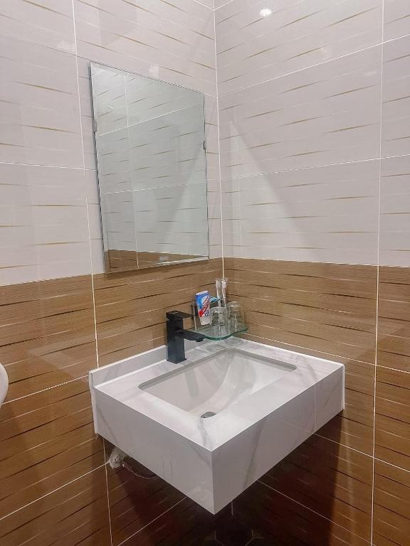 Koupelna v ubytování Motel Mỹ Vân
