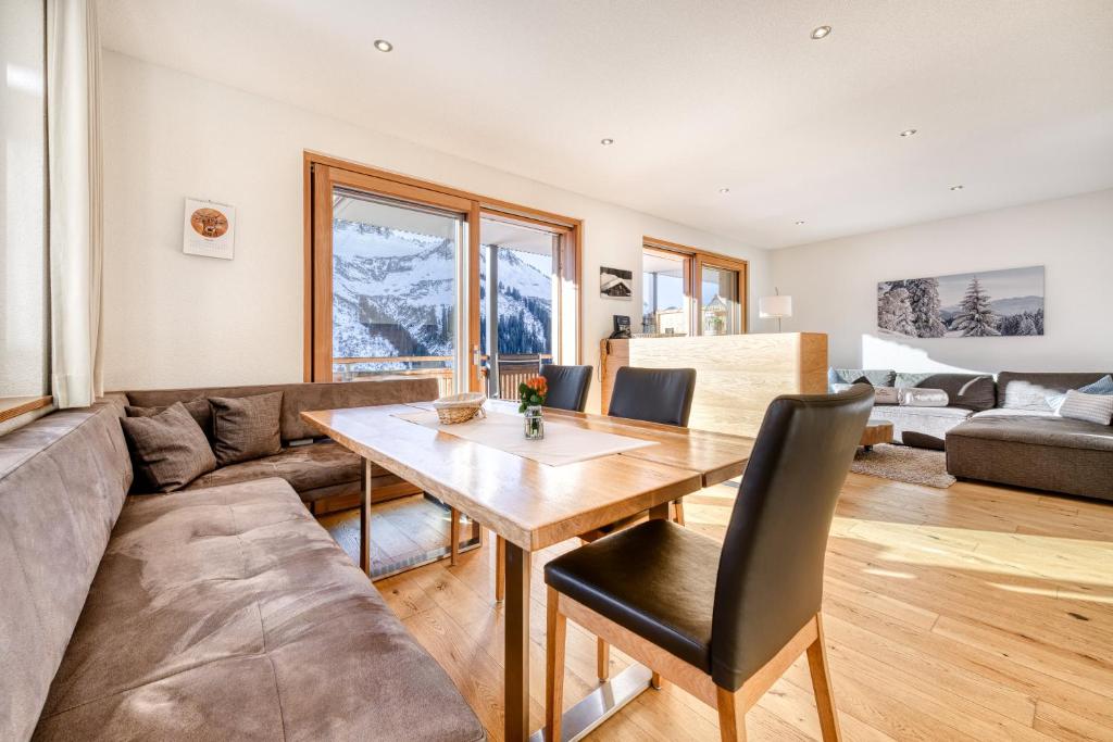 Posezení v ubytování Damüls Appartements