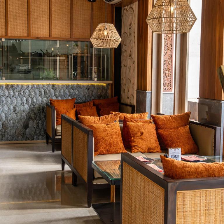 Posezení v ubytování Astera Luxury Resort & Spa Canggu by Ini Vie Hospitality