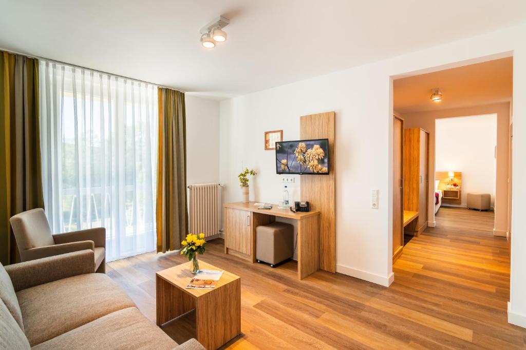Posezení v ubytování Akzent Hotel Am Burgholz