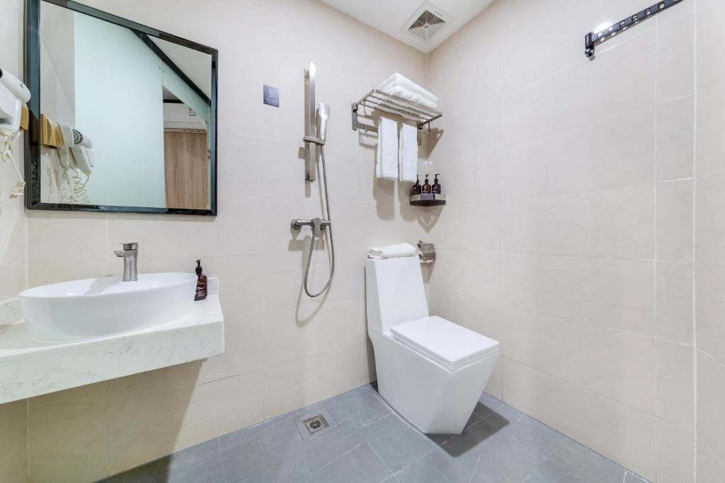 Koupelna v ubytování 泊汀酒店广州北京路步行街省中医店