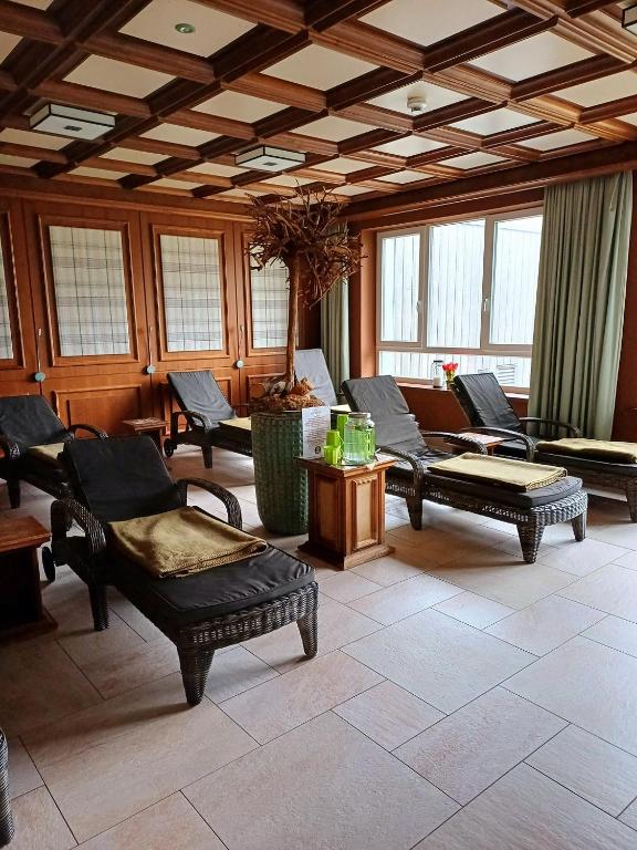 Posezení v ubytování BERG & SPA HOTEL GABELBACH