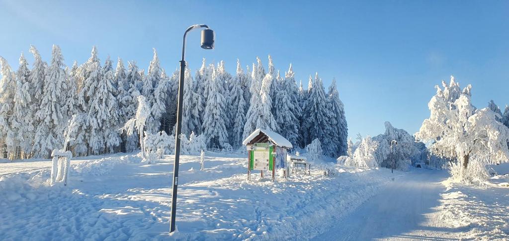 Haus Schneider v zimě