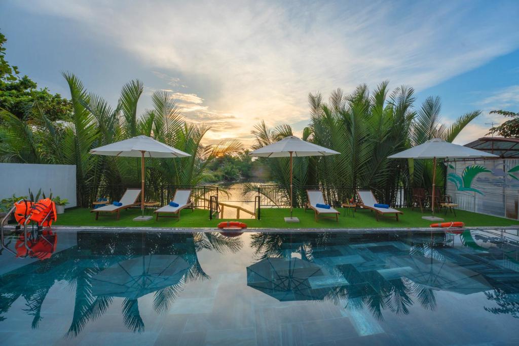 Πισίνα στο ή κοντά στο The Saltfield Hoi An Villa