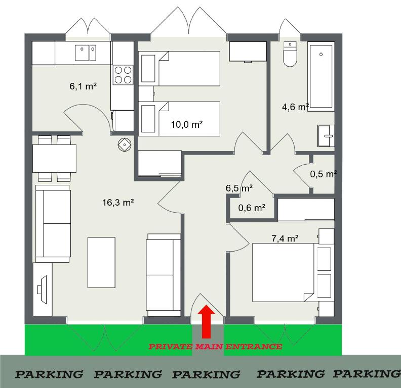 Superb 2 Bedroom Flat - Refurbished Dec 2024 - Apartamento De Dois Quartos