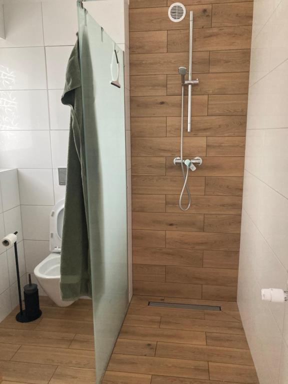 Kúpeľňa v ubytovaní Apartament przy samym jeziorze