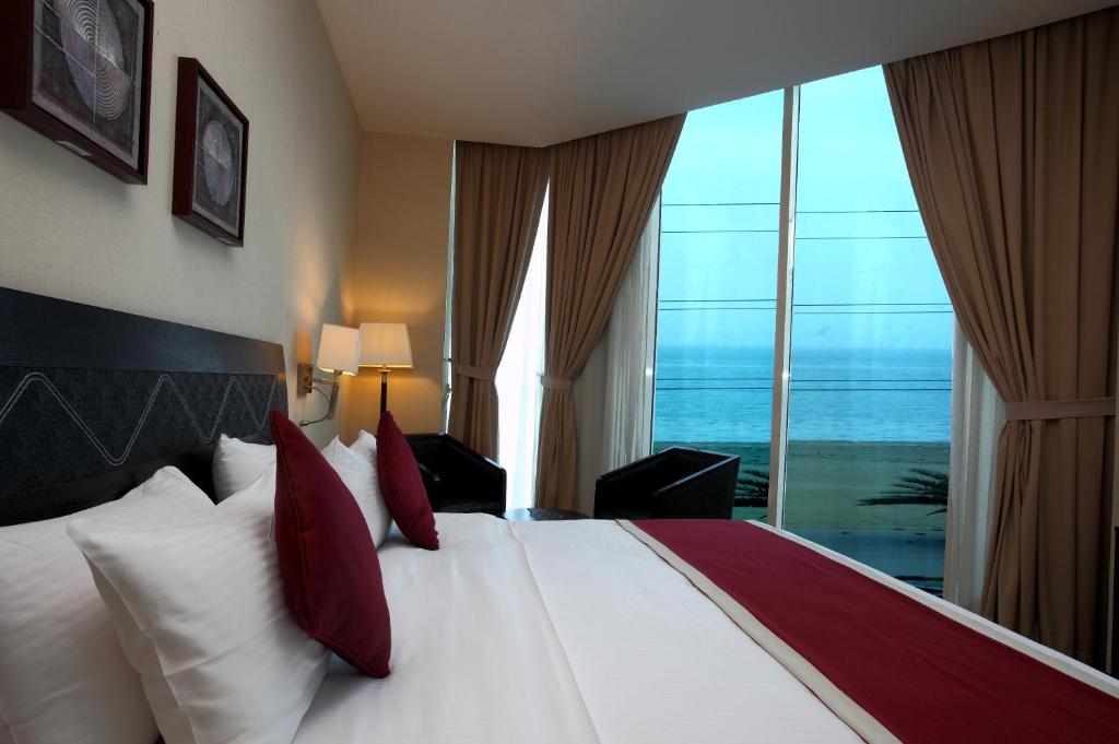 Una habitación en Mena Hotel Al Jubail