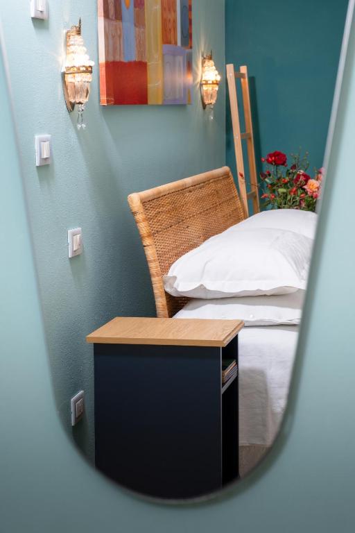 Postel nebo postele na pokoji v ubytování Rosa Tea B&B