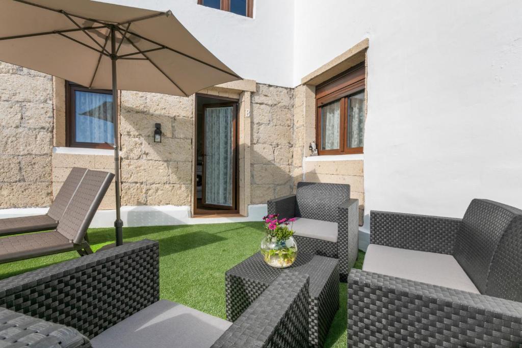 Posezení v ubytování El Hogar de Ireneo B