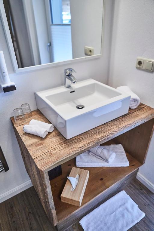 Koupelna v ubytování Hotel Schachner