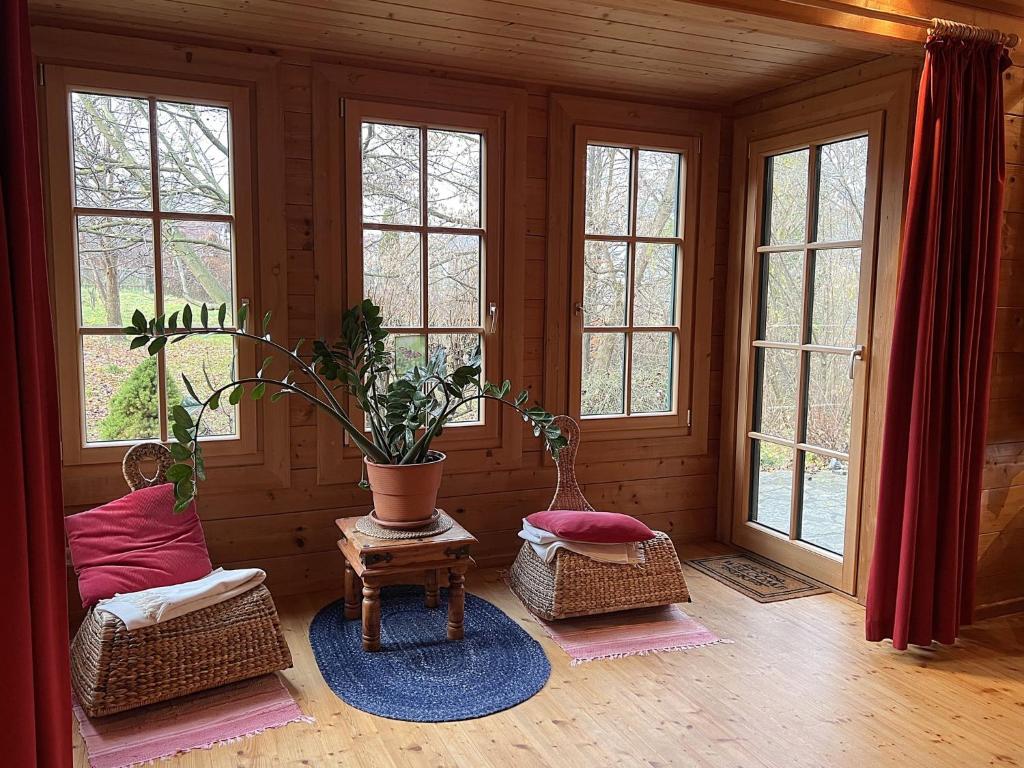 Posezení v ubytování Holiday Home Haus Fries by Interhome
