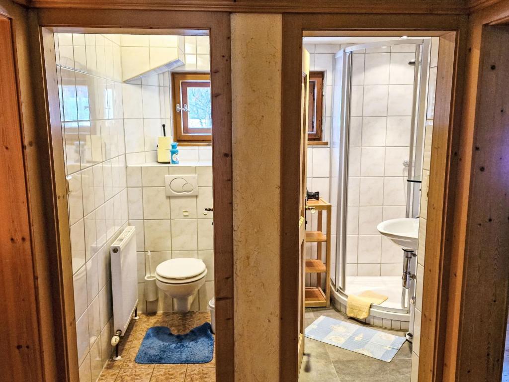A bathroom at Apartment Haflingerhof Almrose by Interhome