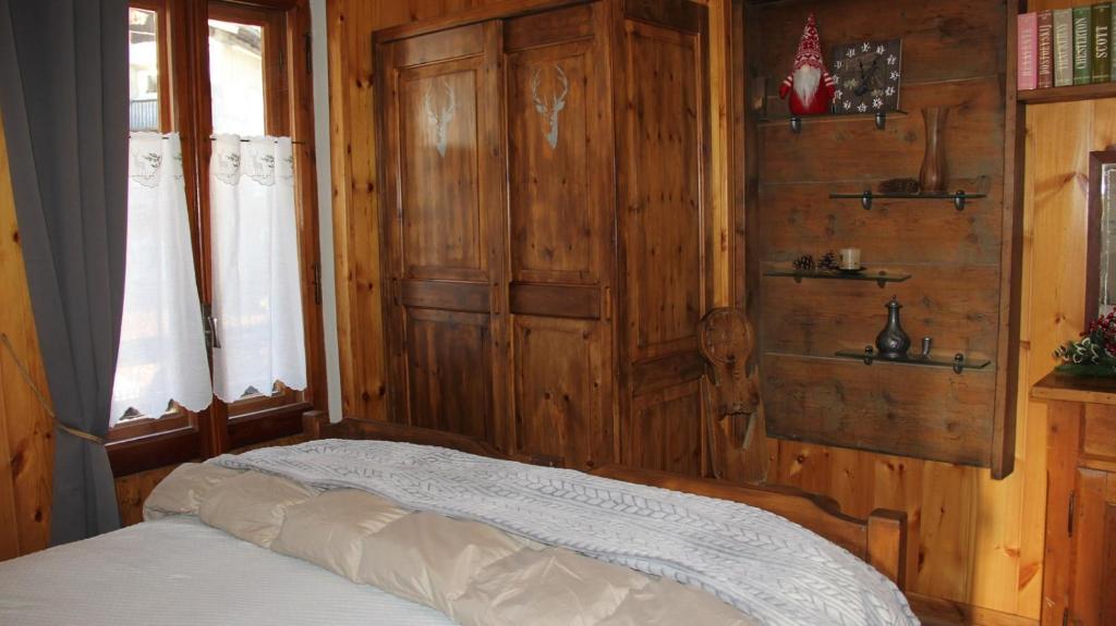 Postel nebo postele na pokoji v ubytování Apartment Les Guides