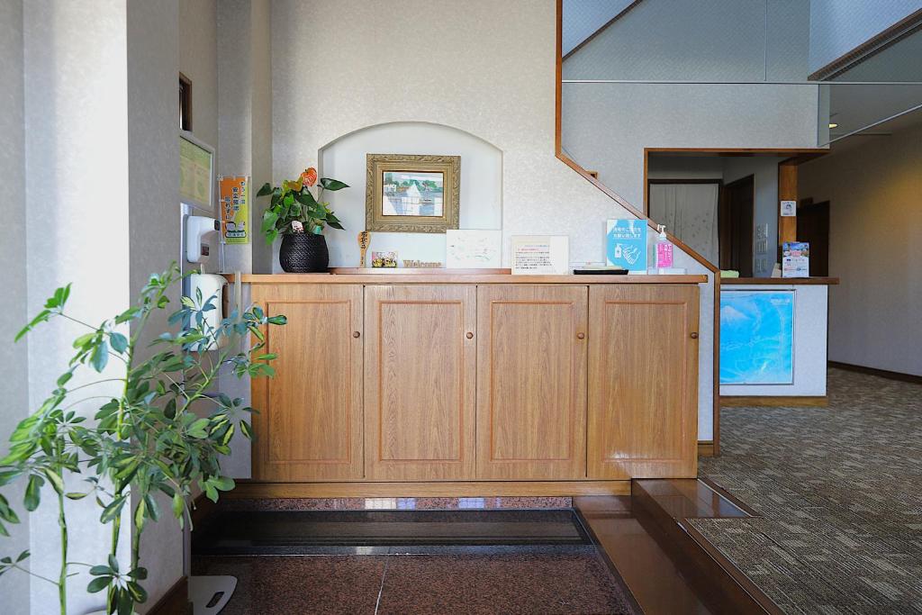 Vstupní hala nebo recepce v ubytování レイクピアエンゼル山中湖