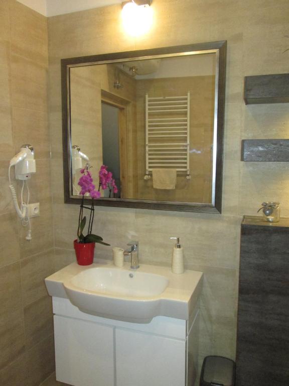 Kúpeľňa v ubytovaní Apartamenty Przy Farze