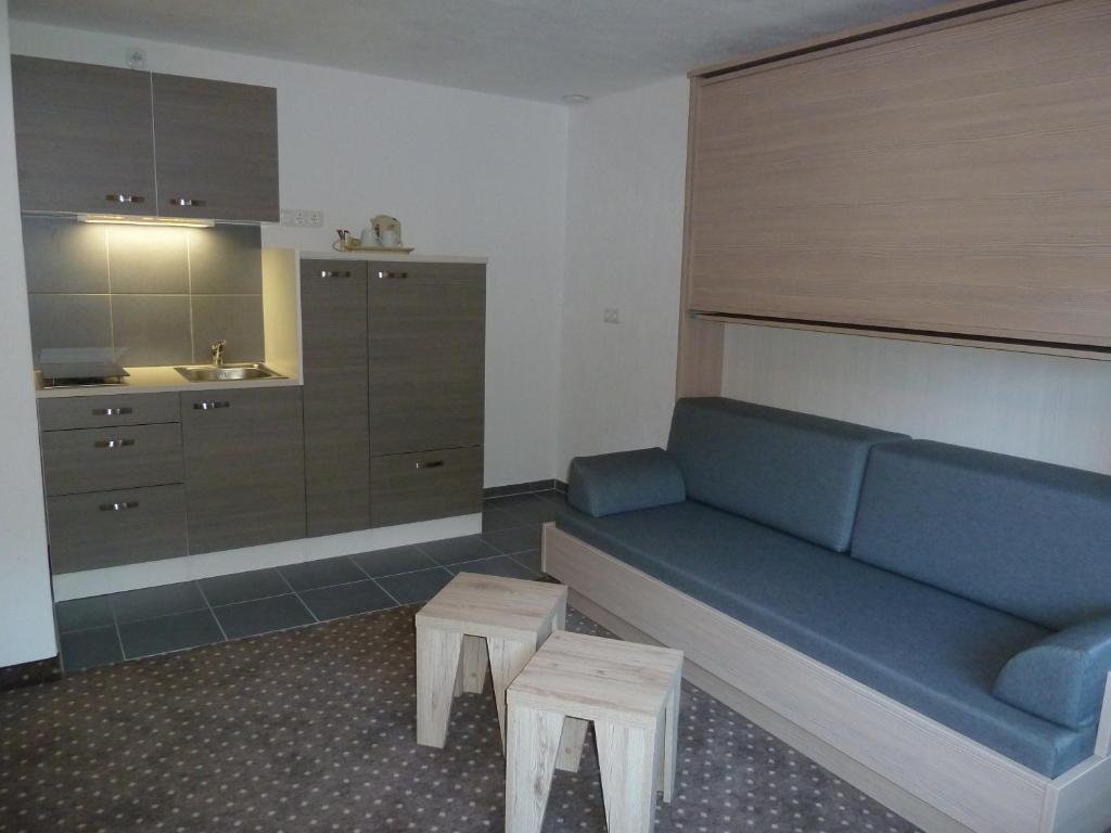 Posezení v ubytování Alpina Appartements